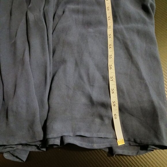 Lulus Dance All‎ Evening Navy Blue Lace Open-Back Maxi Dress Size L - Picture 14 of 14